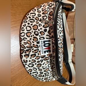 Brighton Love Leopard Crossbody Bag